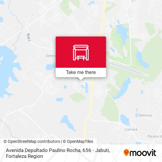 Avenida Depultado Paulino Rocha, 656 - Jabuti map