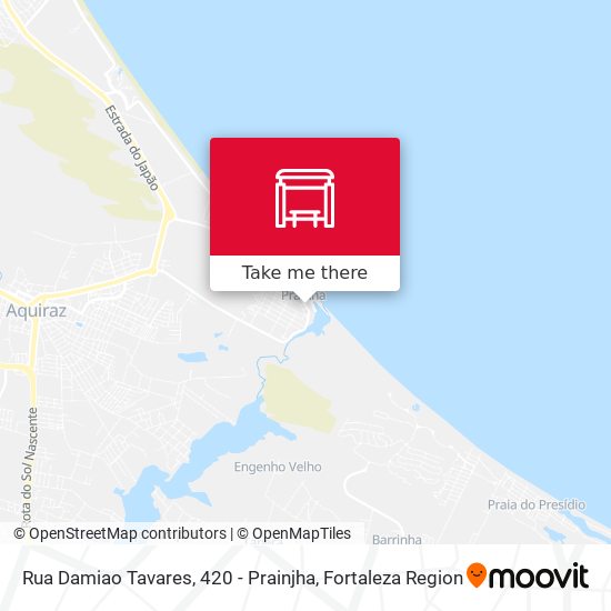 Rua Damiao Tavares, 420 - Prainjha map
