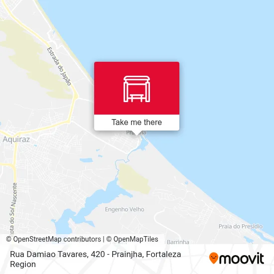 Rua Damiao Tavares, 420 - Prainjha map