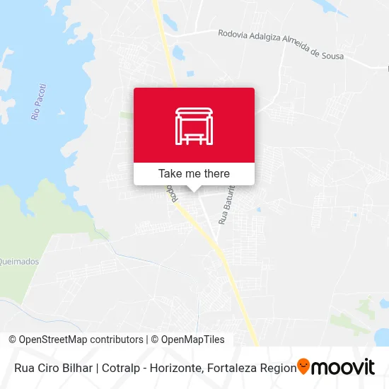 Rua Ciro Bilhar | Cotralp - Horizonte map