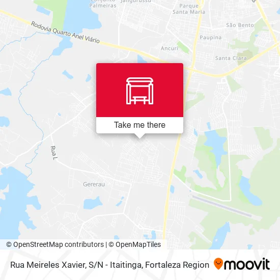 Rua Meireles Xavier, S / N - Itaitinga map