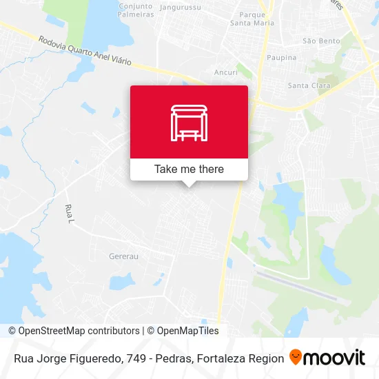 Rua Jorge Figueredo, 749 - Pedras map