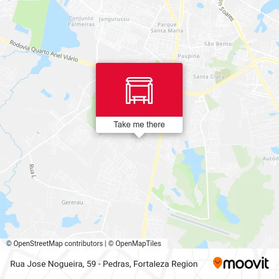 Rua Jose Nogueira, 59 - Pedras map