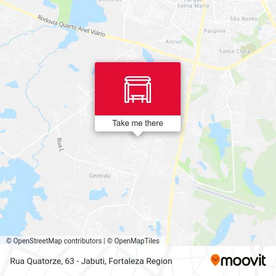 Rua Quatorze, 63 - Jabuti map