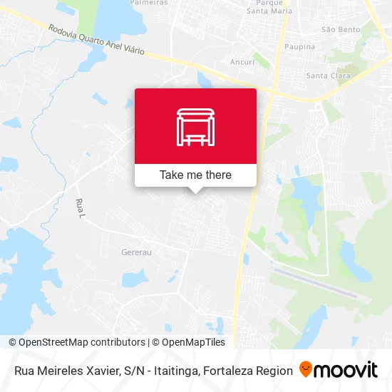 Rua Meireles Xavier, S / N - Itaitinga map