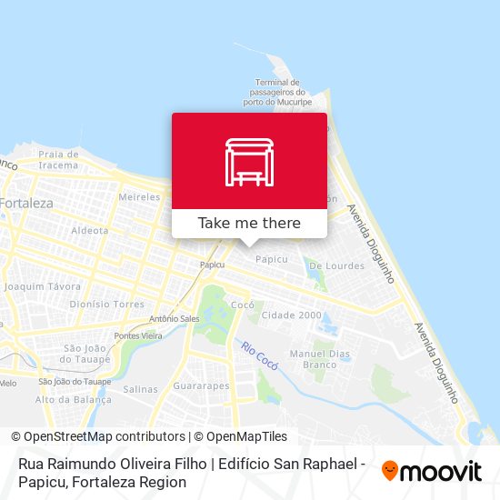 Rua Raimundo Oliveira Filho | Edifício San Raphael - Papicu map