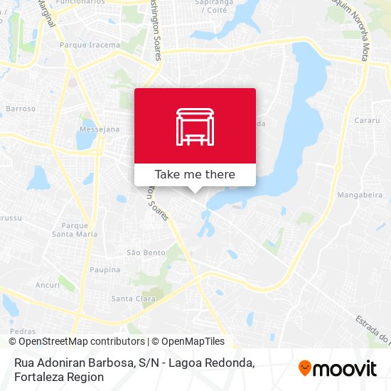 Rua Adoniran Barbosa, S / N - Lagoa Redonda map
