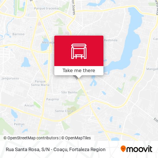 Rua Santa Rosa, S/N - Coaçu map