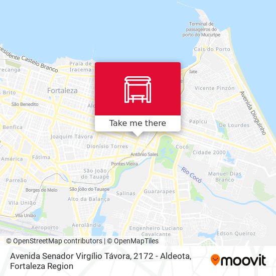 Avenida Senador Virgílio Távora, 2172 - Aldeota map
