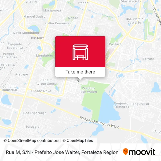 Rua M, S / N - Prefeito José Walter map