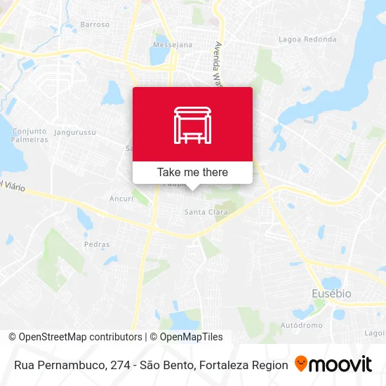 Rua Pernambuco, 274 - São Bento map