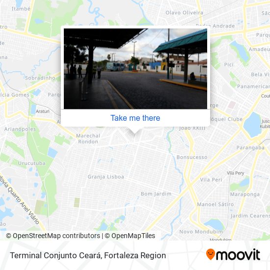 Terminal Conjunto Ceará map