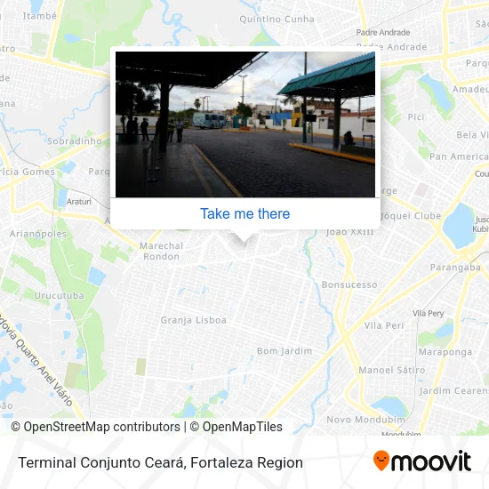 Terminal Conjunto Ceará map