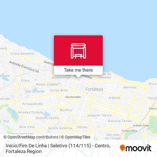 Início / Fim De Linha | Seletivo (114 / 115) - Centro map