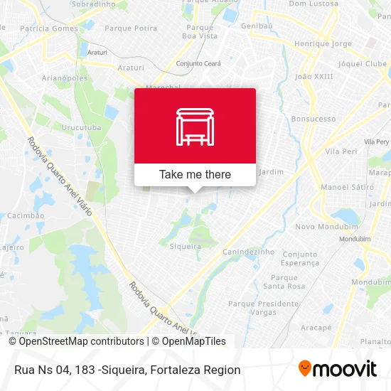 Rua Ns 04, 183  -Siqueira map