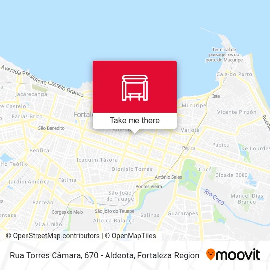 Rua Torres Câmara, 670 - Aldeota map