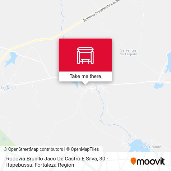 Rodovia Brunilo Jacó De Castro E Silva, 30 -  Itapebussu map