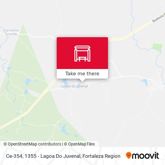 Ce-354, 1355 - Lagoa Do Juvenal map