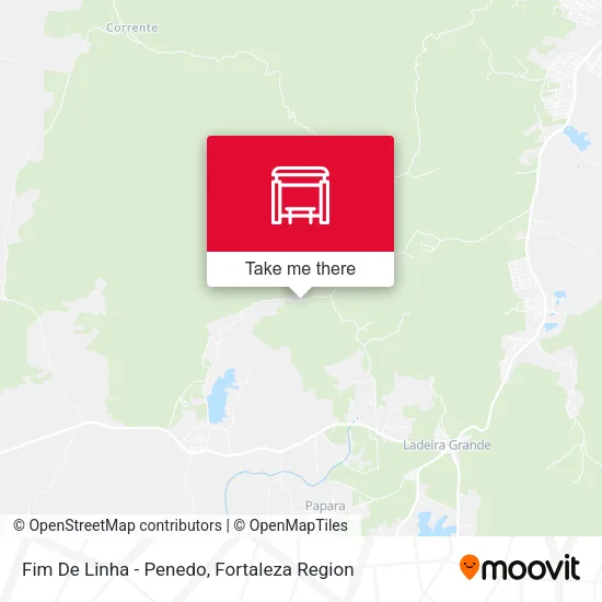Fim De Linha - Penedo map