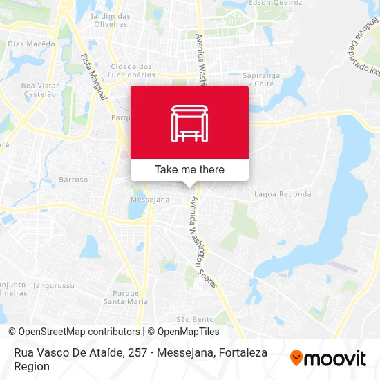 Rua Vasco De Ataíde, 257 - Messejana map