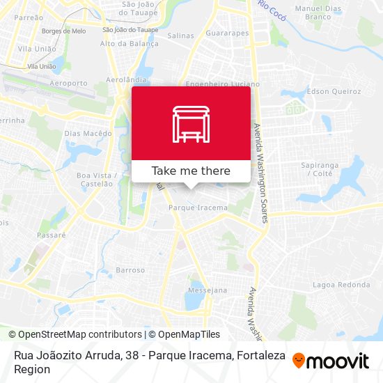 Rua Joãozito Arruda, 38 - Parque Iracema map