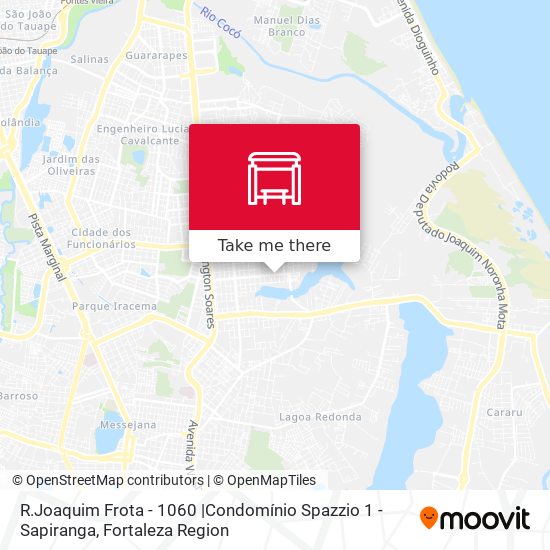 R.Joaquim Frota - 1060 |Condomínio Spazzio 1 - Sapiranga map