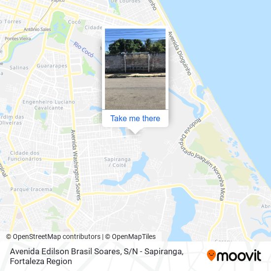 Avenida Edilson Brasil Soares, S / N - Sapiranga map