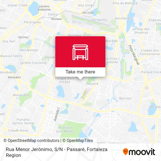 Rua Menor Jerônimo, S / N - Passaré map