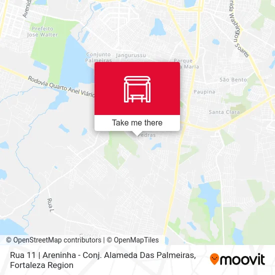 Rua 11 | Areninha - Conj. Alameda Das Palmeiras map