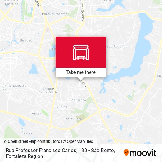 Rua Professor Francisco Carlos, 130 - São Bento map