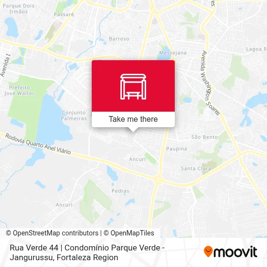 Rua Verde 44 | Condomínio Parque Verde - Jangurussu map