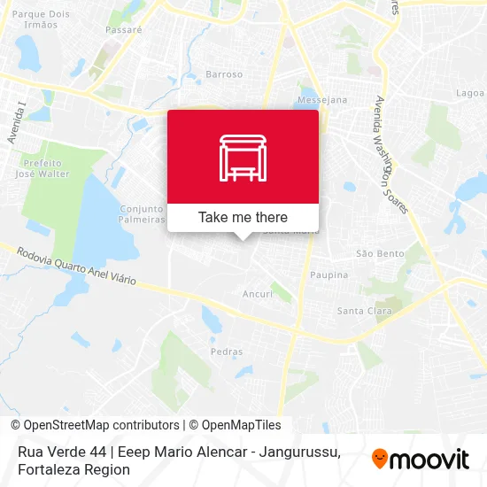 Rua Verde 44 | Eeep Mario Alencar - Jangurussu map
