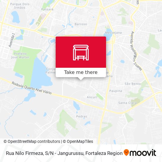 Rua Nilo Firmeza, S / N - Jangurussu map