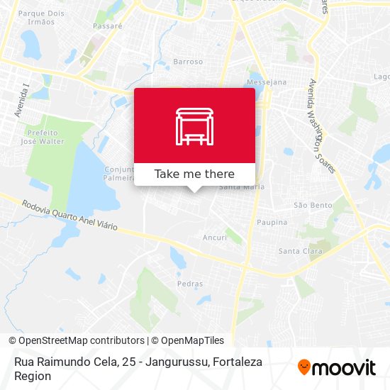 Rua Raimundo Cela, 25 - Jangurussu map