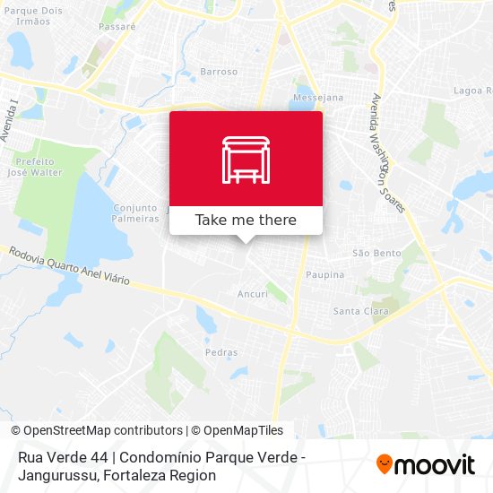 Rua Verde 44 | Condomínio Parque Verde - Jangurussu map