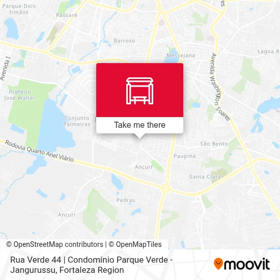 Rua Verde 44 | Condomínio Parque Verde - Jangurussu map