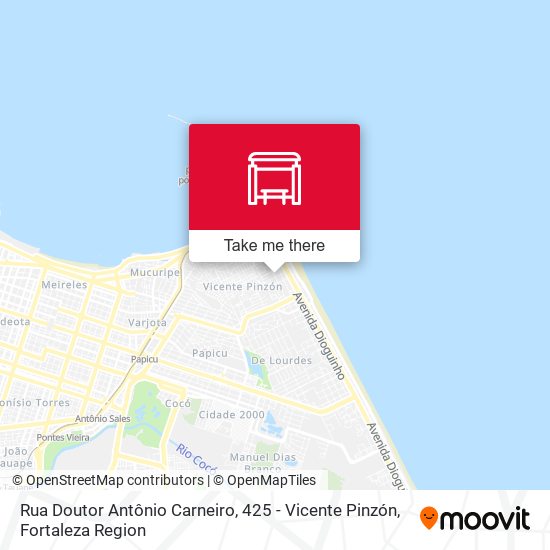 Rua Doutor Antônio Carneiro, 425 - Vicente Pinzón map