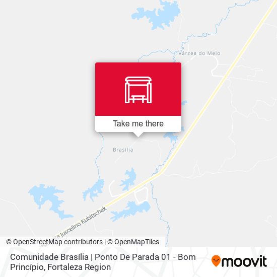 Comunidade Brasília | Ponto De Parada 01 - Bom Princípio map