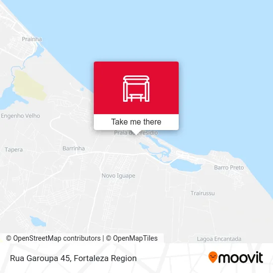 Rua Garoupa 45 map