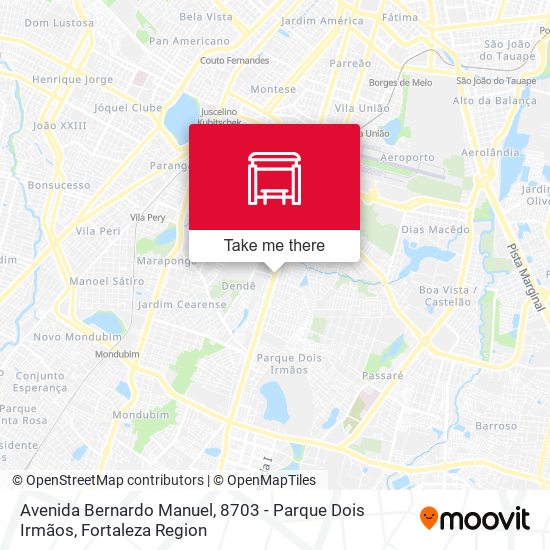 Avenida Bernardo Manuel, 8703 - Parque Dois Irmãos map