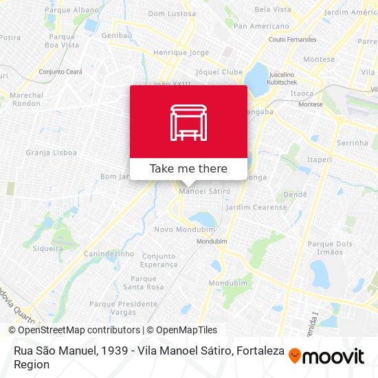 Rua São Manuel, 1939 - Vila Manoel Sátiro map