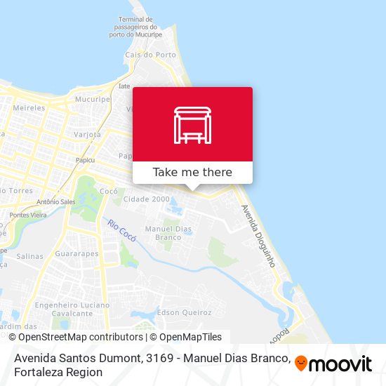 Avenida Santos Dumont, 3169 - Manuel Dias Branco map