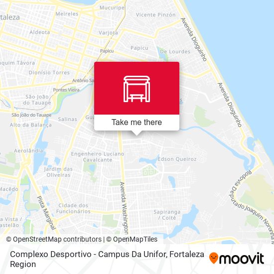 Mapa Complexo Desportivo - Campus Da Unifor