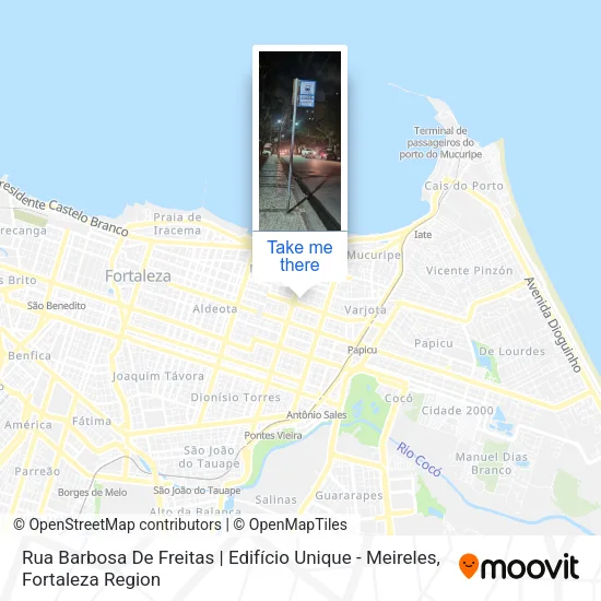 Rua Barbosa De Freitas | Edifício Unique - Meireles map