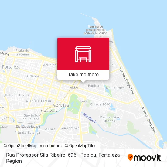Rua Professor Sila Ribeiro, 696 - Papicu map