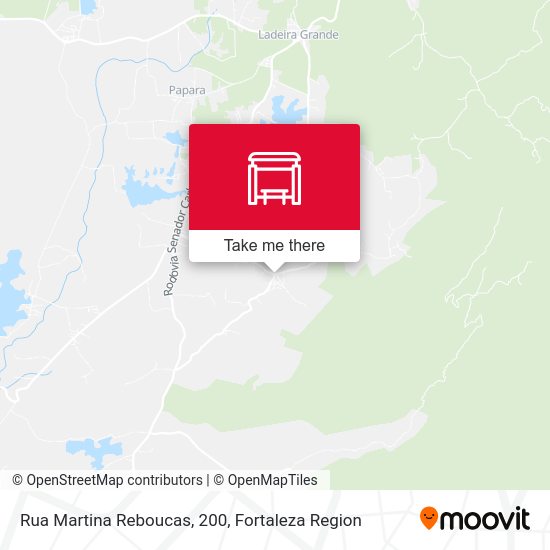 Rua Martina Reboucas, 200 map