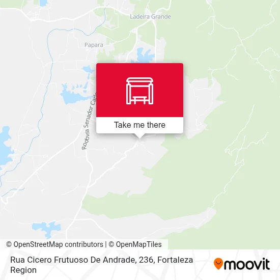 Rua Cicero Frutuoso De Andrade, 236 map