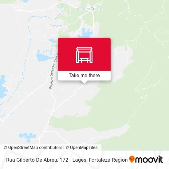 Rua Gilberto De Abreu, 172 - Lages map