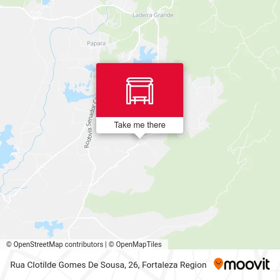 Rua Clotilde Gomes De Sousa, 26 map