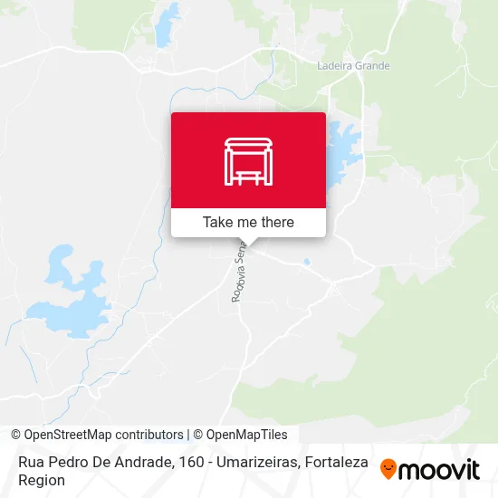 Rua Pedro De Andrade, 160 - Umarizeiras map